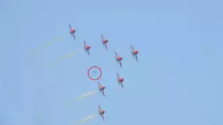 El fenómeno sorprendió los cielos de Gran Bretaña. Foto: Especial