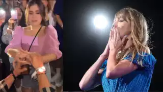 Los aprovecharon en hacer aún más especial el concierto. Foto: Especial