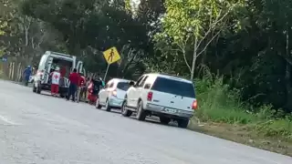 El motociclista fue trasladado a un hospital del IMSS en Escárcega