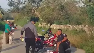 La motocicleta fue llevada a la Comandancia para el deslinde de responsabilidades