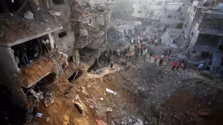 Hay más de 9.700 muertos y de 26.000 heridos en la Franja de Gaza en medio de los bombardeos