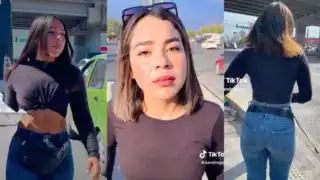 Vendedora de postres en semáforo se roba los suspiros de los conductores