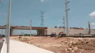 Las obras en la estación continúan previo a la llegada de AMLO