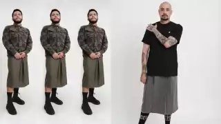 Baron crea faldas para hombres con diferentes estilos y cuerpos