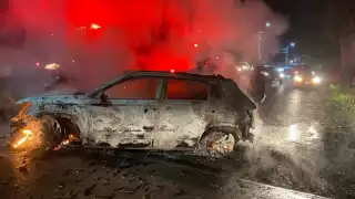 También se aseguró que se registró una balacera en el fraccionamiento donde vive el Secretario de Seguridad