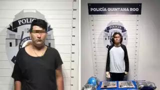 Los sospechosos fueron detenidos en posesión de armas de fuego y cartuchos