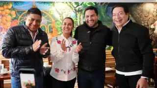 Claudia Sheinbaum estuvo acompaña del gobernador Ricardo Gallardo
