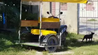 Fueron unos familiares quienes le avisaron que habían encontrado su unidad desvalijada