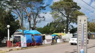 El termómetro descendió hasta 16 grados centígrados, acompañados por fuertes ráfagas de viento que superaron los 40 kilómetros por hora