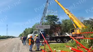Desmantelan sin aviso torre de telefonía en Tenabo; ejido de Xkuncheil exige aclaraciones