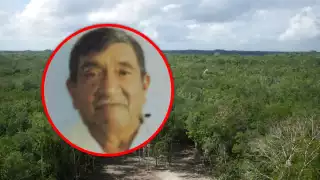 Don Ambrosio sigue desaparecido en la selva de Yucatán; se cumplen cinco días sin saber de él   