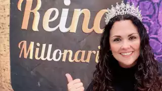 Estrella dejó a un lado la cantada para enseñar. Foto: Especial