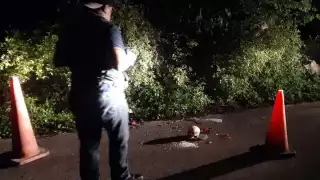 En el lugar se encontraron cráneos, veladoras rojas, una vela negra y un círculo de sal