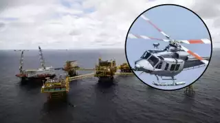 Un helicóptero se desplomó en la Sonda de Campeche