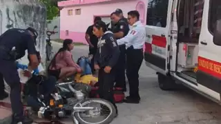Ambas motos presentaron daños materiales de consideración y fueron retiradas del lugar por la Policía Municipal