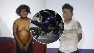 Los dos hombres intentaron escapar, pero fueron detenidos