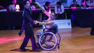 Equipo de paradanza deportiva de Quintana Roo luchan por una medalla en los Juegos Conade 2023