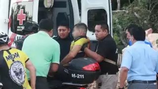 Fue llevado al Hospital del Bienestar y luego al Hospital General, en la capital del Estado.