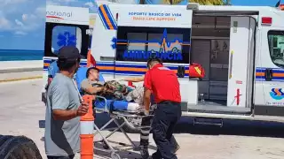 Los servicios de emergencia tardaron 35 minutos, mientras un hombre se desangraba al caer