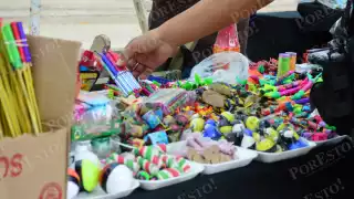 Policía asegura pirotecnia ilegal durante operativos navideños en Campeche