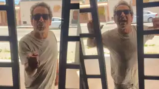 Yucateco exhibe a un extranjero luego de agredirlo en su oficina en Mérida