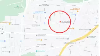 El lugar exacto del epicentro. Foto: Especial