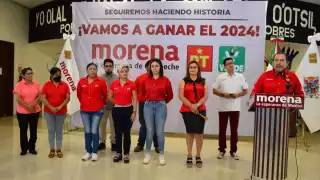 Los candidatos se registraron durante la convocatoria al proceso de selección de Morena