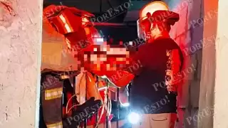 La mujer fue trasladada de emergencia a un hospital