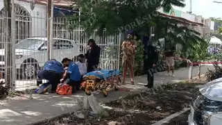 Los policías municipales no pudieron dar con el paradero del agresor