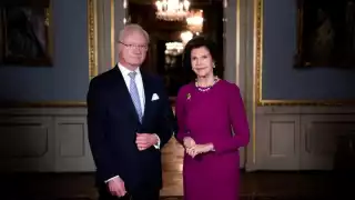 El Presidente de la república recibe a los Reyes de Suecxia en Palacio nacional en el marco de su histórica visita a nuestro país