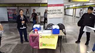 Por Sarampión en CDMX se despliegan 2 mil módulos y ya hay vacunación en estaciones de Metrobús y Cablebús