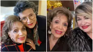 La actriz María Victoria acudió a la Basílica de Guadalupe para cantarle las mañanitas a la Virgen