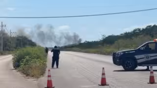 Alerta en la Mérida–Tetiz: presunta fuga de gas desata cierre total y operativo de emergencia