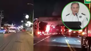 Medios locales y nacionales aseguraron que se trató de un narcobloqeo