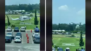 El video lo grabó un joven a bordo de un Porsche