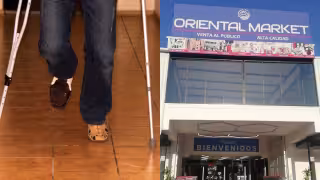 El hombre escapó junto a una mujer