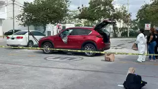 La mujer estaba saliendo del gym