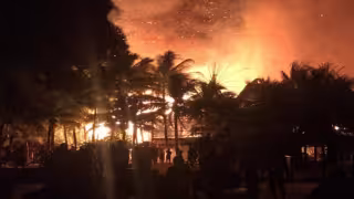 Incendio de Holbox provoca daños por más de 100 millones de pesos