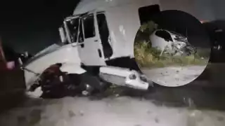 La esposa del hombre y madre de la menor resultó ilesa