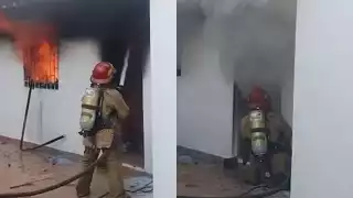 Explosión de calentador moviliza a cuerpos de emergencia en Mérida