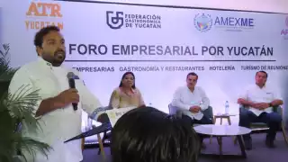 Los candidatos a la gobernatura estuvieron en el Foro Empresarial por Yucatán
