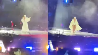 Interpretó sus más grandes éxitos como 'Suavecito, Suavecito', misma que hizo a dueto con Sentidos Opuestos.