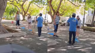 Indignación en Mérida: mujer agrede con pintura a empleado del Ayuntamiento