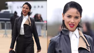 Eiza González destacó en el Paris Fashion Week