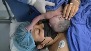 La madre de Mario Elian manifestó que nunca se imaginó que su bebé sería el primero en nacer en el 2024