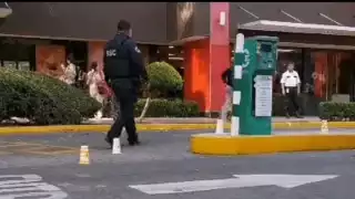 Los casquillos quedaron tirados a media calle