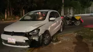 El saldo del accidente fue cerca de los 100 mil pesos