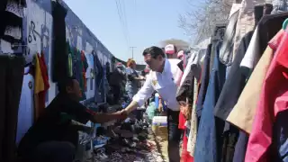 Así fue el paso de Joaquín Díaz Mena "Huacho" por el Tianguis de San Roque
