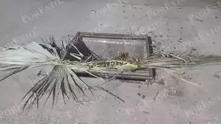 Vecinos alertan peligro en Champotón: rejilla expuesta provoca accidente y nadie la repara