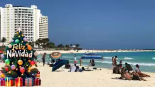 Asi lucen las Playas emblematicas de Cancún antes de Navidad